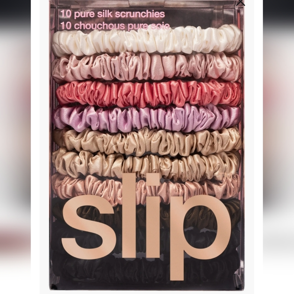 Slip Silk Hair Scrunchies - Elegant Multicolor Set - Picture 9 of 12